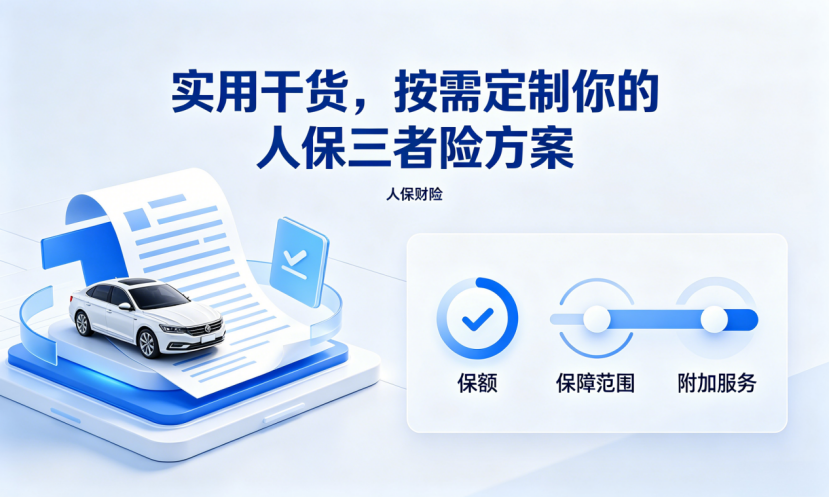 人保车险|实用干货，按需定制你的人保三者险方案