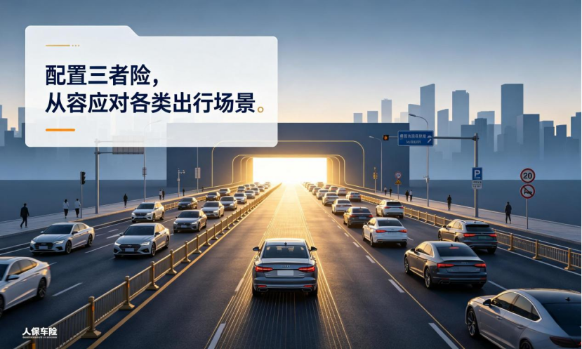 人保车险|配置三者险，从容应对各类出行场景